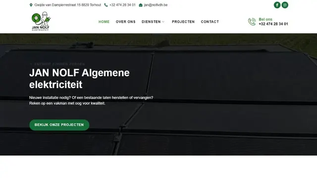 De website van Jan Nolf